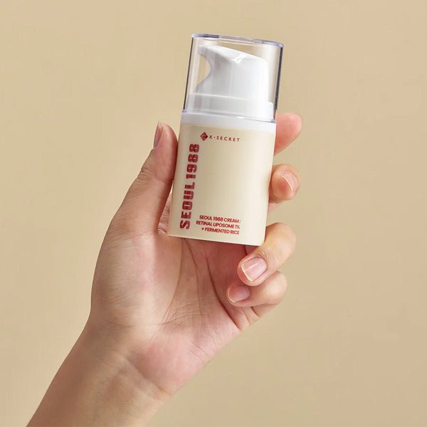 Pretnovecošanās krēms ar retinalu | K - Secret SEOUL 1988 Cream : Retinal Liposome 1% + Fermented Rice - KOORE
