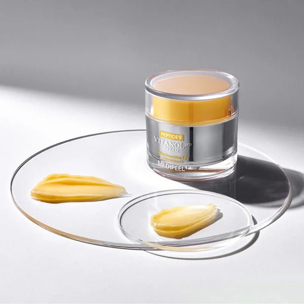 Pretnovecošanās krēms liftingam un ādas toņa izgaismošanai | MEDI - PEEL Peptide 9 Vitanol PRO Cream - KOORE