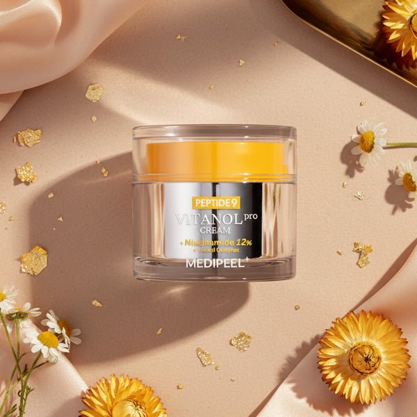 Pretnovecošanās krēms liftingam un ādas toņa izgaismošanai | MEDI - PEEL Peptide 9 Vitanol PRO Cream - KOORE