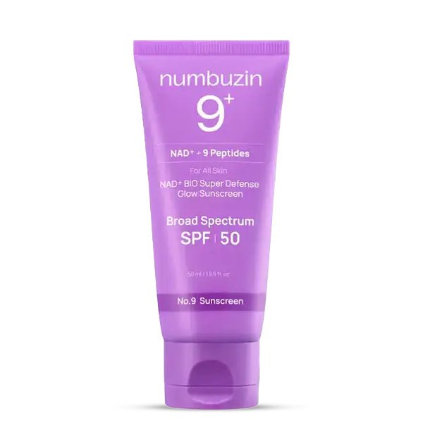 Pretnovecošanās saules aizsargesence ar NAD+ un peptīdiem | Numbuzin No.9 NAD+ Peptides Dewy Sun Essence - KOORE