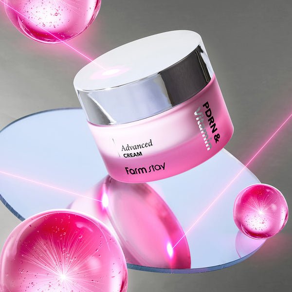 Pretnovecošanās sejas krēms ar PDRN un vitamīniem | Farmstay PDRN & Vitamin Advanced Cream - KOORE