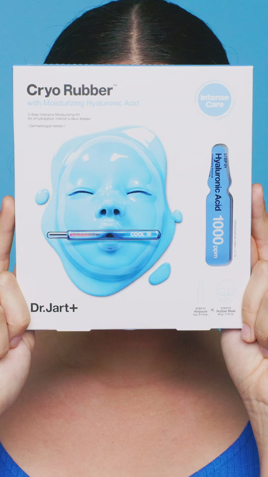 Nomierinoša 2 soļu gumijas sejas maska | Dr. Jart+ Cryo Rubber Soothing Mask