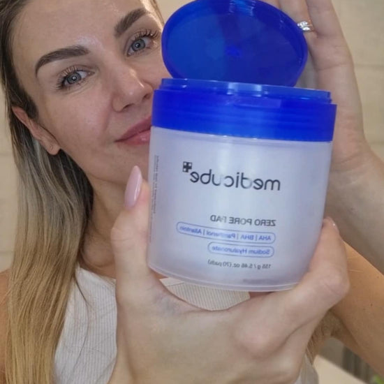 medicube zero pore pad vates diski ar skābēm poru attīrīšanai