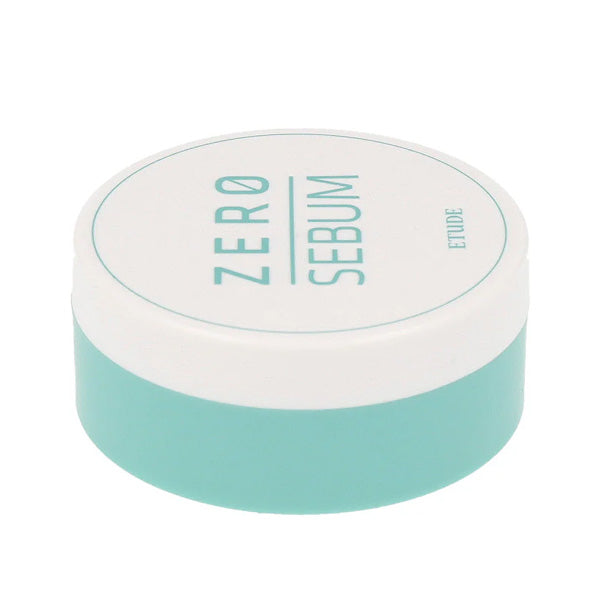 ETUDE Zero Sebum pūdera tekstūra tuvplānā