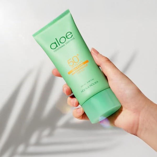 Saules aizsargkrēms ar alveju SPF50+ | Holika Holika Aloe Waterproof Sun Gel - KOORE