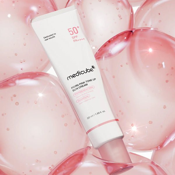 Saules aizsargkrēms ar PDRN un SPF 50+ | Medicube PDRN Pink Tone Up Sun Cream - KOORE