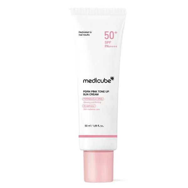 Saules aizsargkrēms ar PDRN un SPF 50+ | Medicube PDRN Pink Tone Up Sun Cream - KOORE