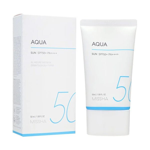 Saules aizsargkrēms ar SPF50+ | Missha All Around Safe Block Aqua Sun Gel - KOORE