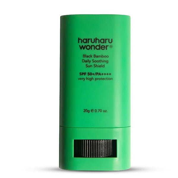 Saules aizsarglīdzeklis - zīmulis ar SPF50+ | Haruharu Wonder Black Bamboo Daily Soothing Sun Shield - KOORE