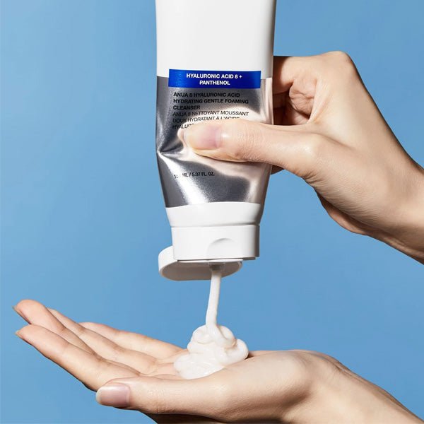 Dziļi mitrinošs un ādas barjeru saudzējošs sejas mazgāšanas līdzeklis Anua