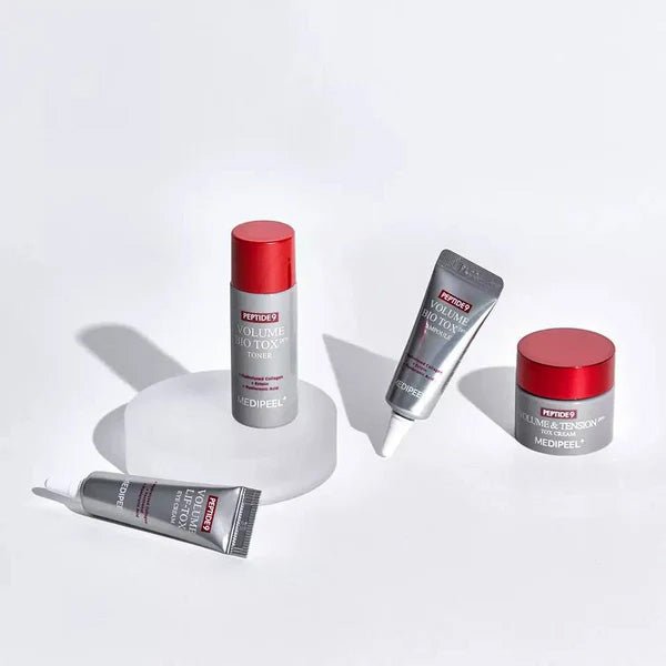 Sejas kopšanas mini komplekts | MediPeel Peptide 9 Volume Bio Tox Trial Kit - KOORE