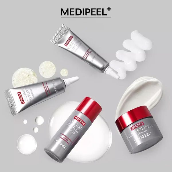 Sejas kopšanas mini komplekts | MediPeel Peptide 9 Volume Bio Tox Trial Kit - KOORE