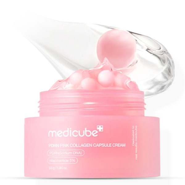Sejas krēms ar kolagēnu un PDRN | Medicube PDRN Pink Collagen Capsule Cream - KOORE