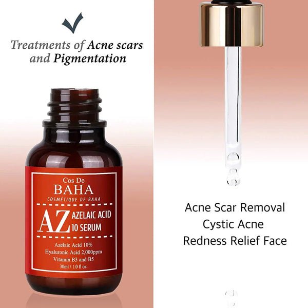 Serums ar azelaīnskābi | Cos De Baha AZ Azelaic Acid 10 Serum - KOORE