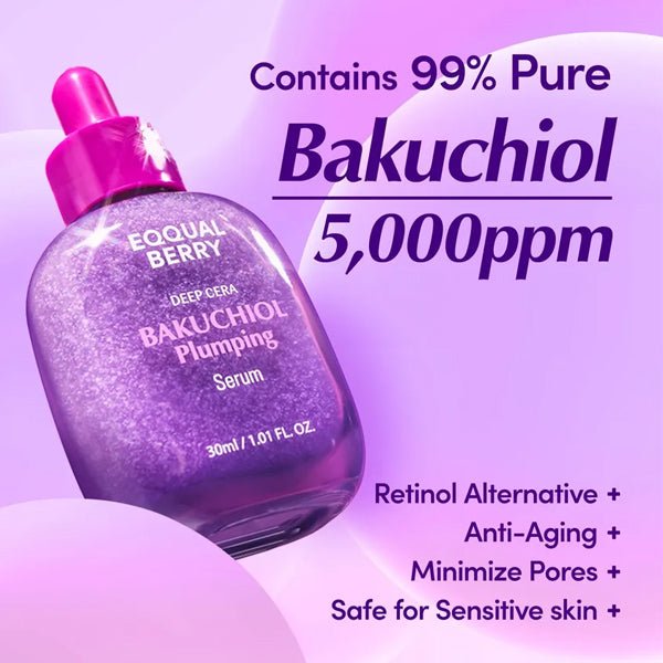 Serums ar bakučiolu | Eqqualberry Bakuchiol Plumping Serum - KOORE