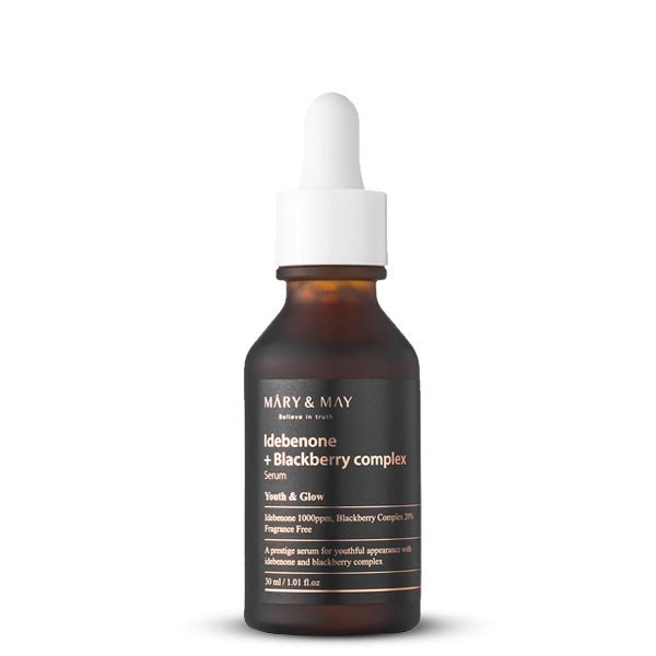 Serums ar Idebenonu un upeņu ekstraktu | Mary&May Idebenone and Blackberry Complex Serum Anti - age - KOORE