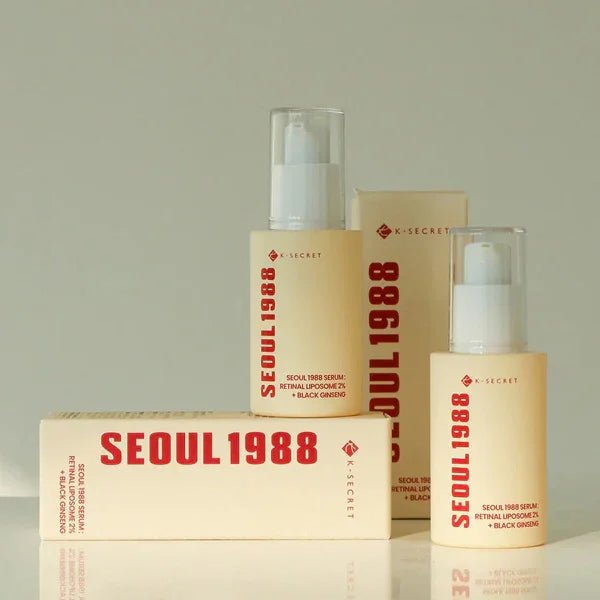 Serums ar melno žeņšeņu un retinalu | K - Secret SEOUL 1988 Serum : 2% Retinal Liposome - KOORE