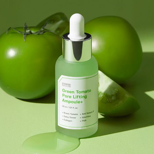 Serums liftingam un poru sašaurināšanai | Sungboon Editor Green Tomato Pore Lifting Ampoule+ - KOORE