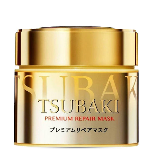 shiseido Tsubaki Premium Repair Hair Mask 180 g – barojoša un atjaunojoša japāņu Tsubaki matu maska bojātiem matiem koore.lv