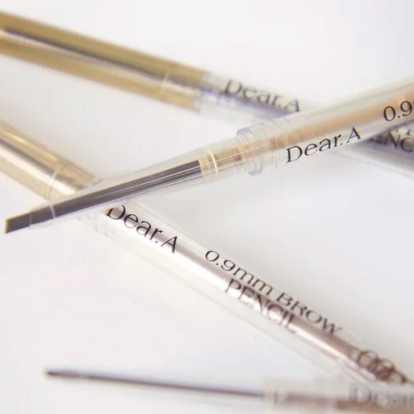 Dr. Althea 0.9 mm uzacu zīmuļa smalkais gals un birstīte