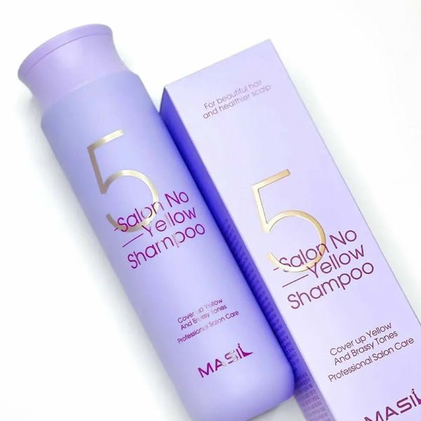 Tonējošs šampūns dzeltenuma novēršanai | Masil 5 Salon No Yellow Shampoo - KOORE