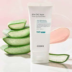 Tonējošs saules aizsargkrēms ar alveju SPF50+ | COSRX Aloe 54.2 Aqua Tone - Up Sunscreen - KOORE