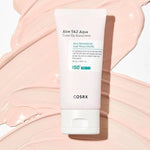 Tonējošs saules aizsargkrēms ar alveju SPF50+ | COSRX Aloe 54.2 Aqua Tone - Up Sunscreen - KOORE