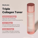 Toniks sejai ar kolagēnu | Medicube Triple Collagen Toner - KOORE