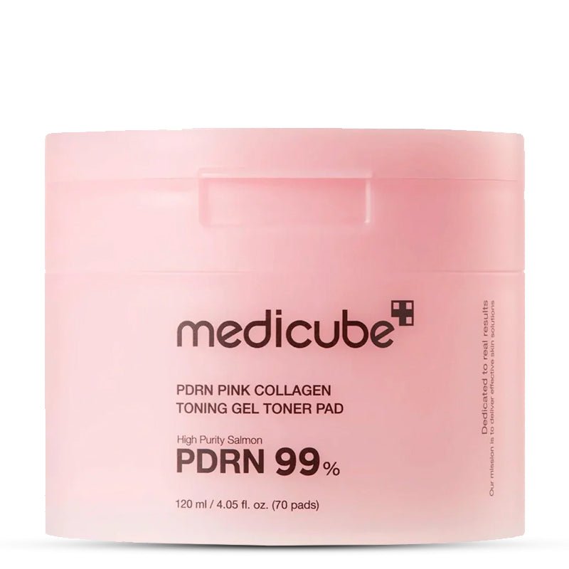 Vates diski ar PDRN un kolagēnu | Medicube PDRN Pink Collagen Toning Gel Toner Pad - KOORE