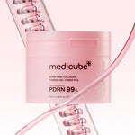 Vates diski ar PDRN un kolagēnu | Medicube PDRN Pink Collagen Toning Gel Toner Pad - KOORE